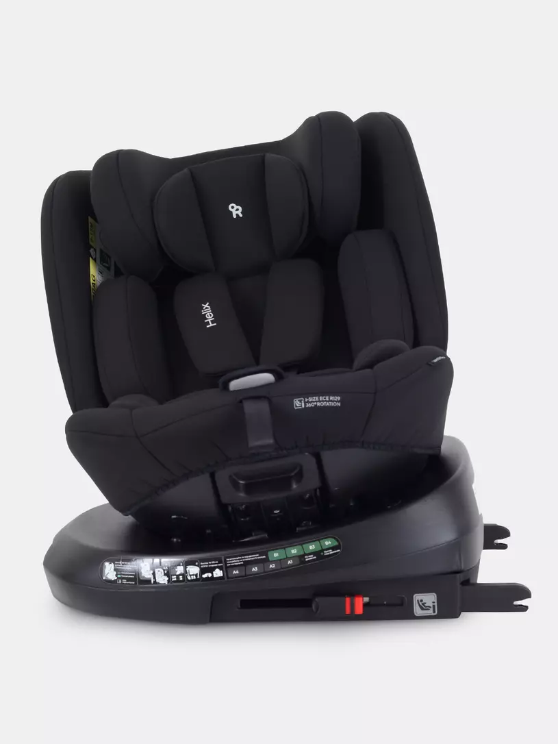 Автокресло Rant Helix isofix группа 0/1/2/3 (40-150 см; 0-36 кг), Black