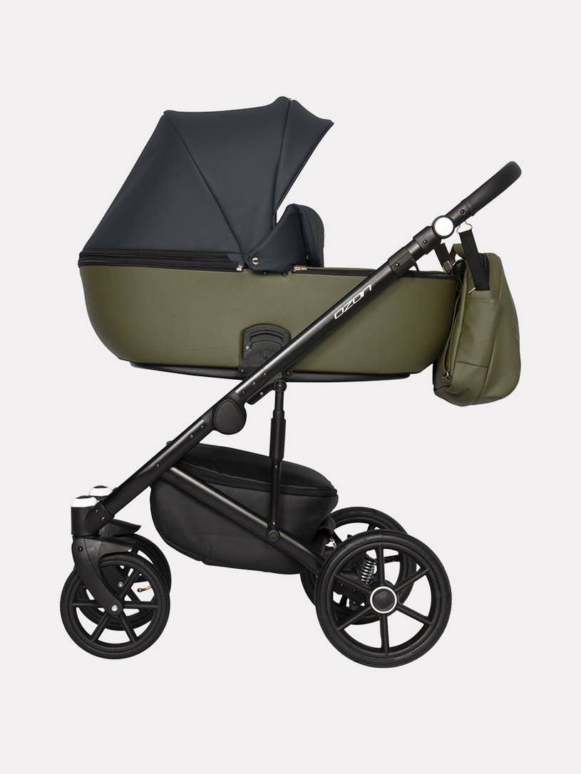 Коляска 2 в 1 Riko Basic Ozon 02 оливковый