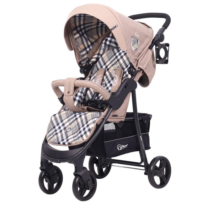 Прогулочная коляска Rant Kira Trends, цвет: бежевая шотландка