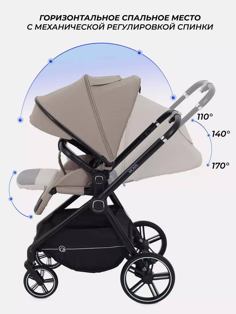 Коляска прогулочная Rant Moss 2025 Beige