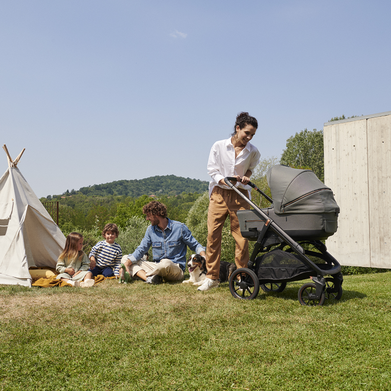 Коляска 2 в 1 Inglesina Aptica XT New с подставкой под люльку Stand Up, Tuareg Beige