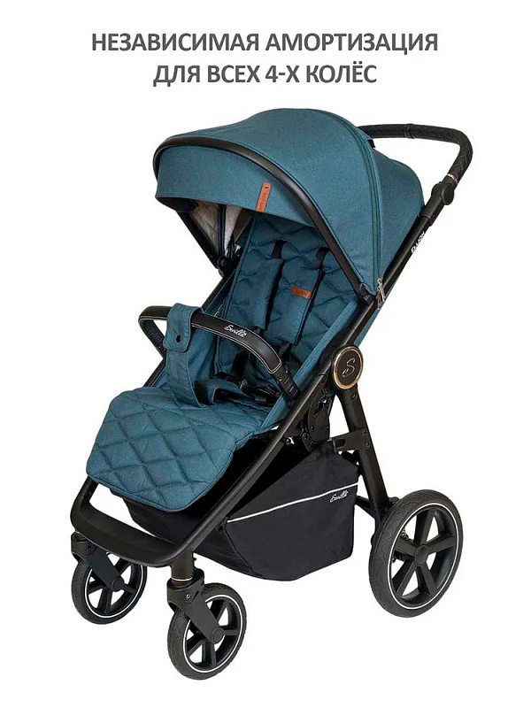 Детская прогулочная коляска Sevillababy Ellion бирюзовый