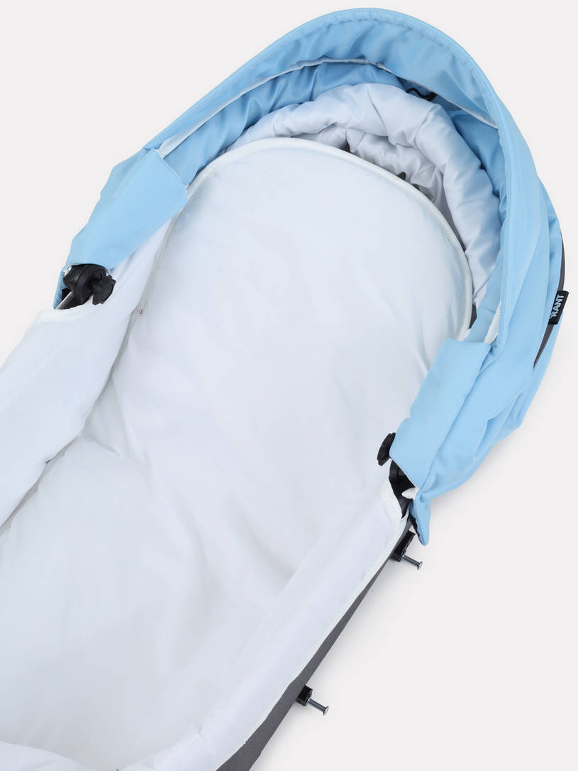 Коляска 3 в 1 Rant Dream 09 серый-голубой