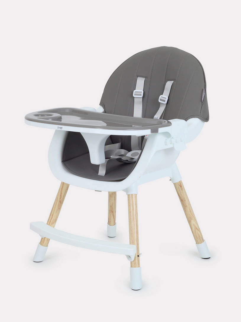 Стульчик для кормления Mowbaby Crispy grey