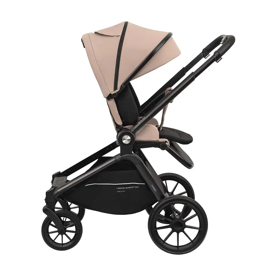 Коляска 2 в 1 Indigo SOLAR бежевый