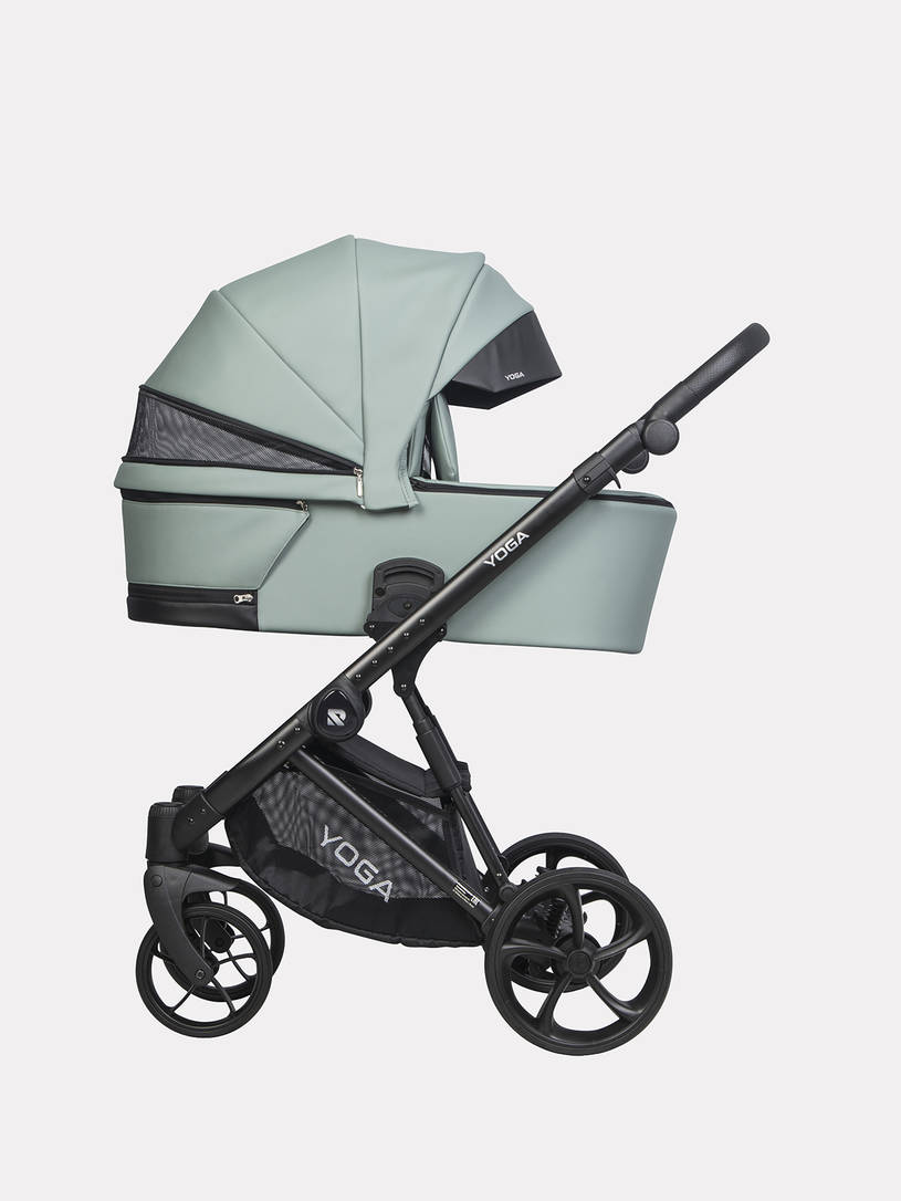 Коляска 3 в 1 Riko Basic Yoga Ecco 16 Lagoon, Зеленый