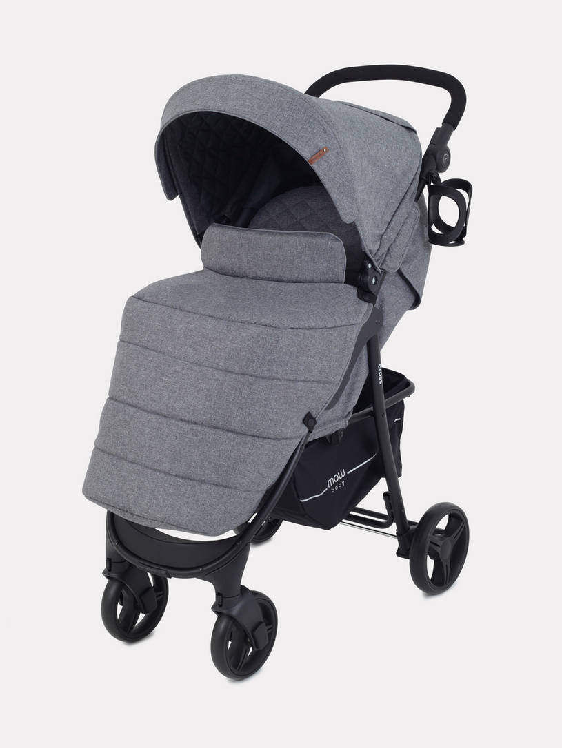 Коляска прогулочная Mowbaby Cross Gold Grey