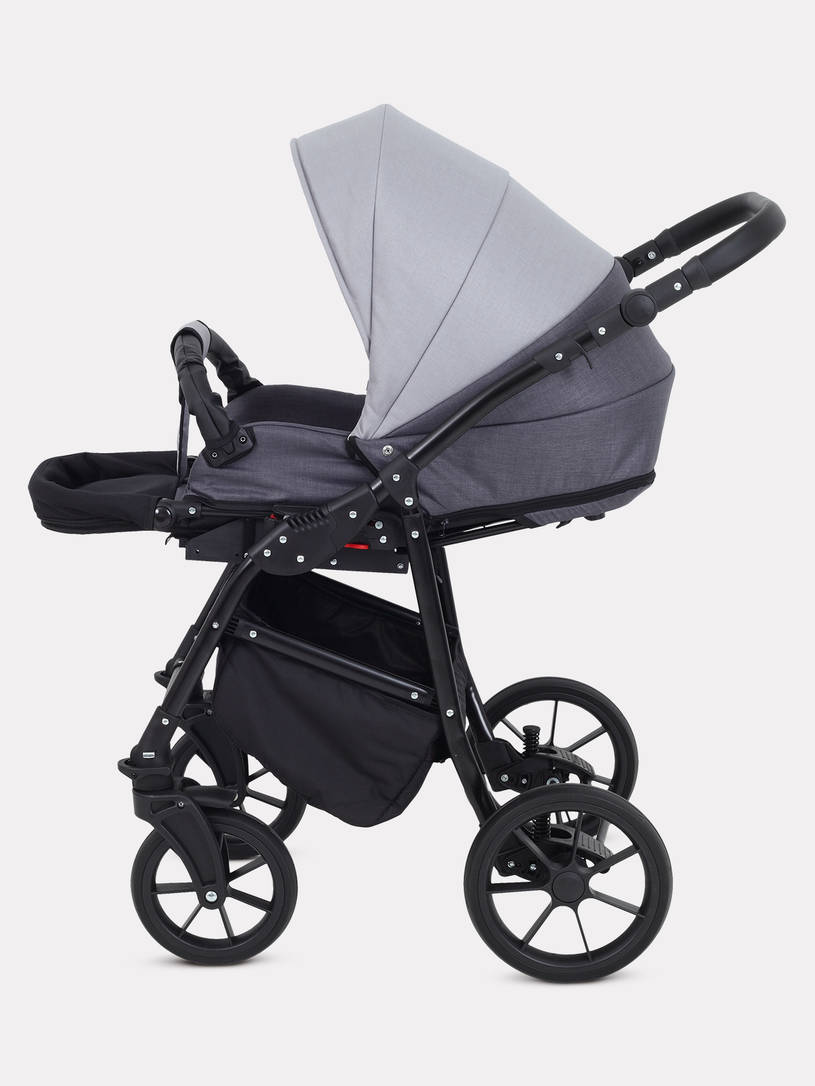 Коляска 2 в 1 Rant Dream 2024 02 темно-серый - светло-серый