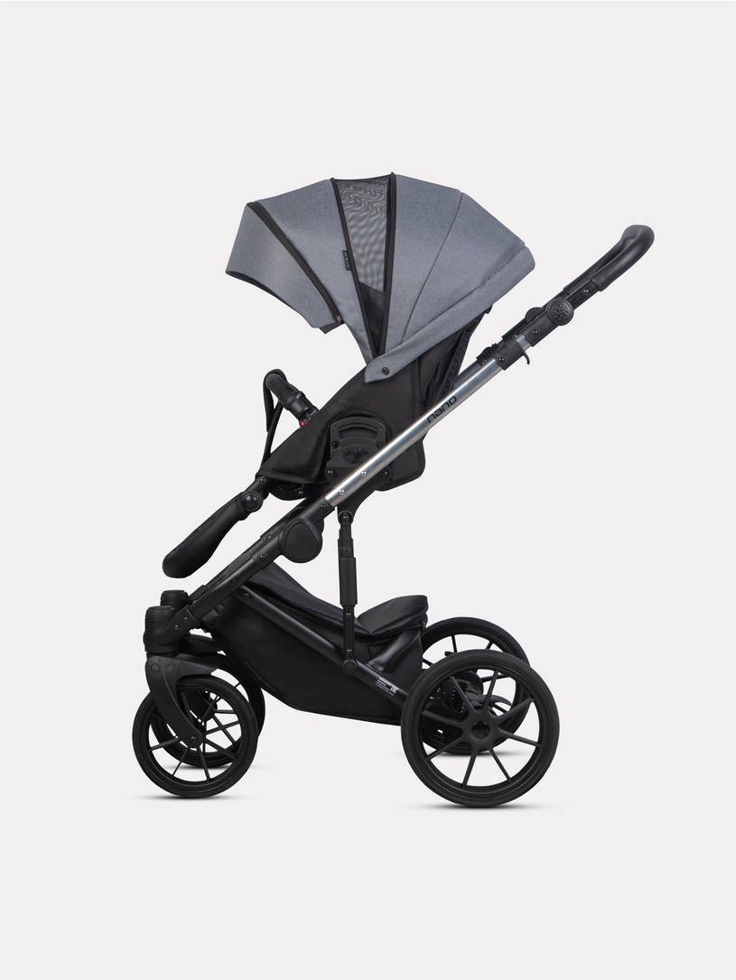 Коляска 2 в 1 Riko Nano Thermo Fabric 12 Graphite