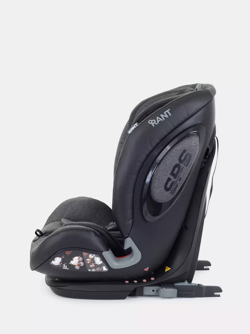 Автокресло Rant IQ isofix 1/2/3 (9-36 кг) Dark grey