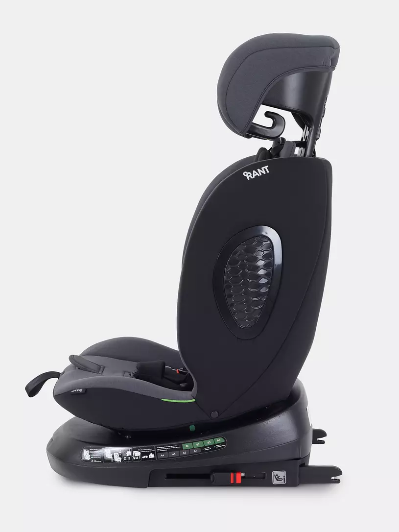 Автокресло Rant Helix isofix группа 0/1/2/3 (40-150 см; 0-36 кг), Grey
