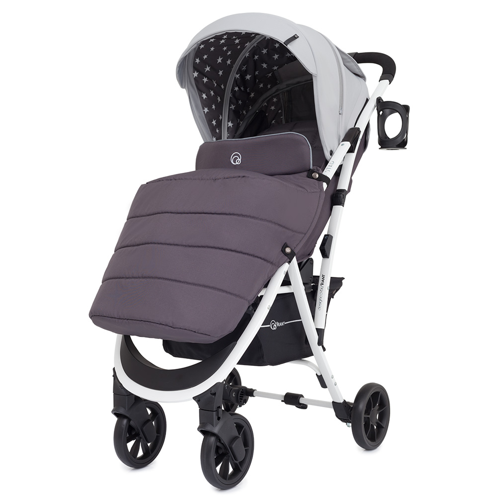 Коляска прогулочная Rant Largo Star Soft Grey. Цвет: Серый