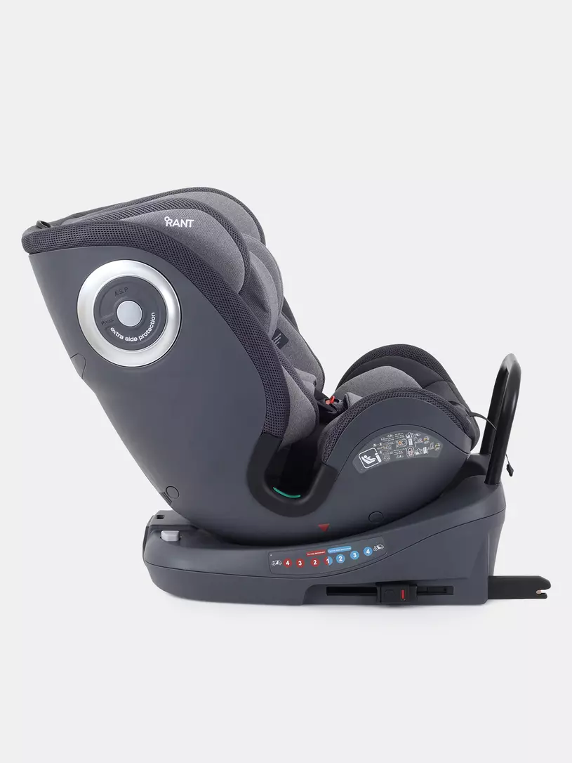 Автокресло Rant MultiFix группа 0/1/2/3 (0-36 кг), grey