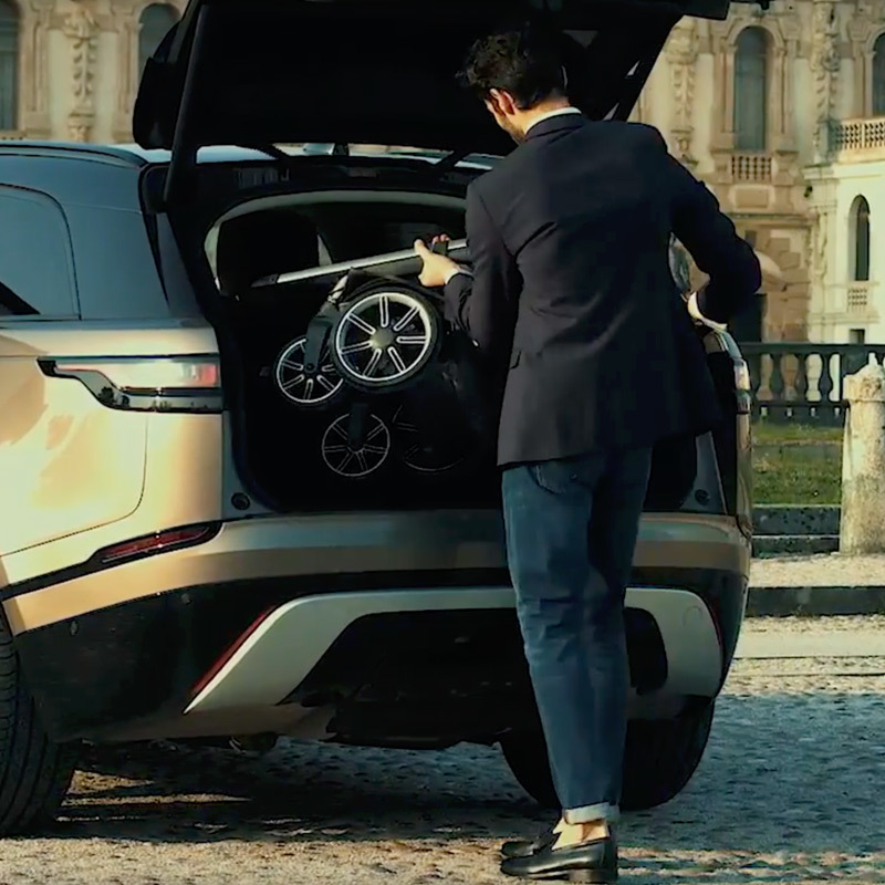 Коляска 2 в 1 Inglesina Aptica с подставкой под люльку Stand Up, Alaska Blue