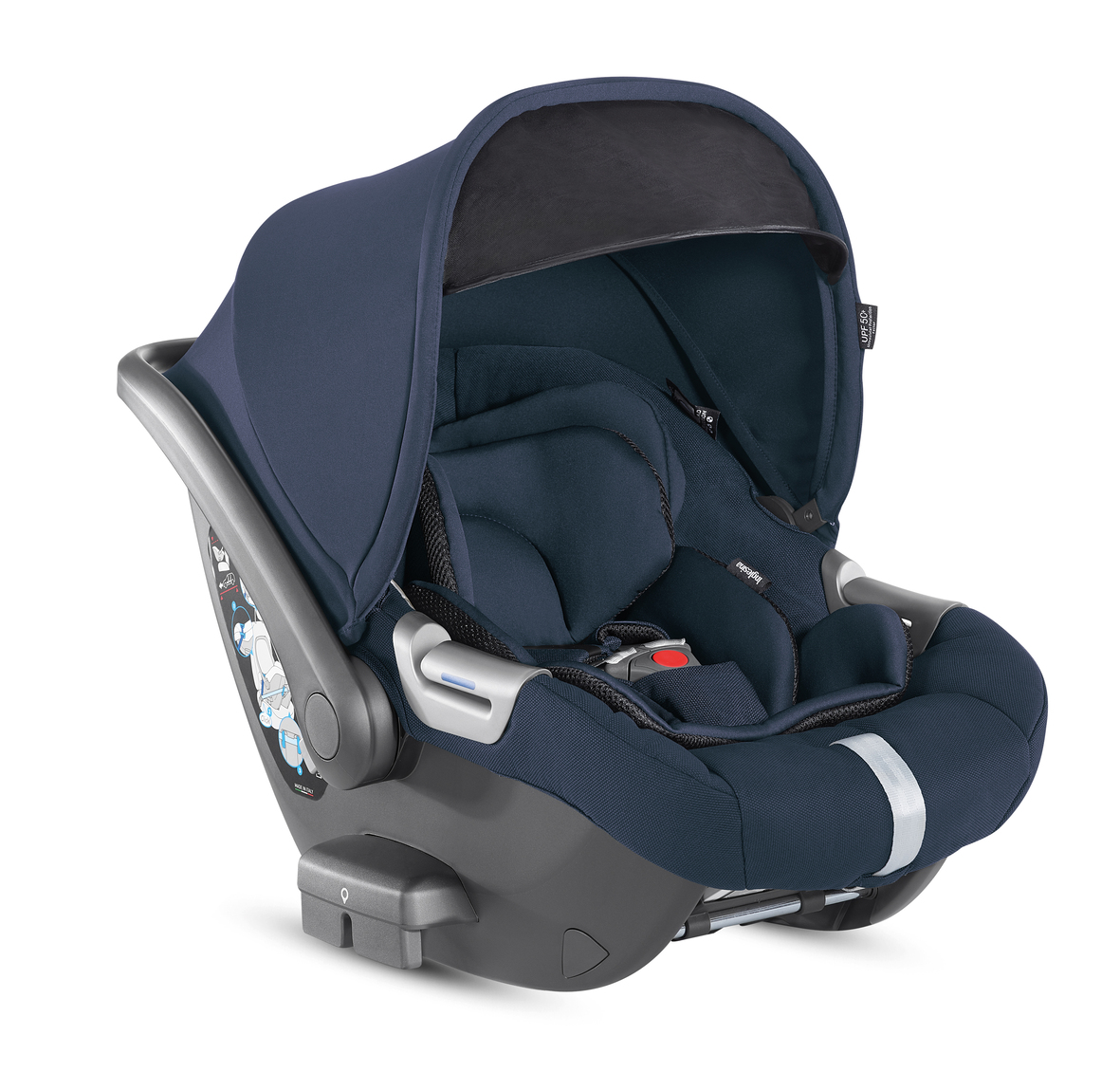 Коляска 3 в 1 Inglesina Aptica XT с подставкой под люльку Stand Up, Polar Blue