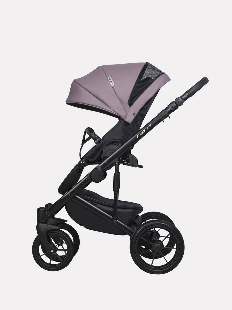 Коляска 3 в 1 Riko Basic Ozon Pastel 02, Фиолетовый