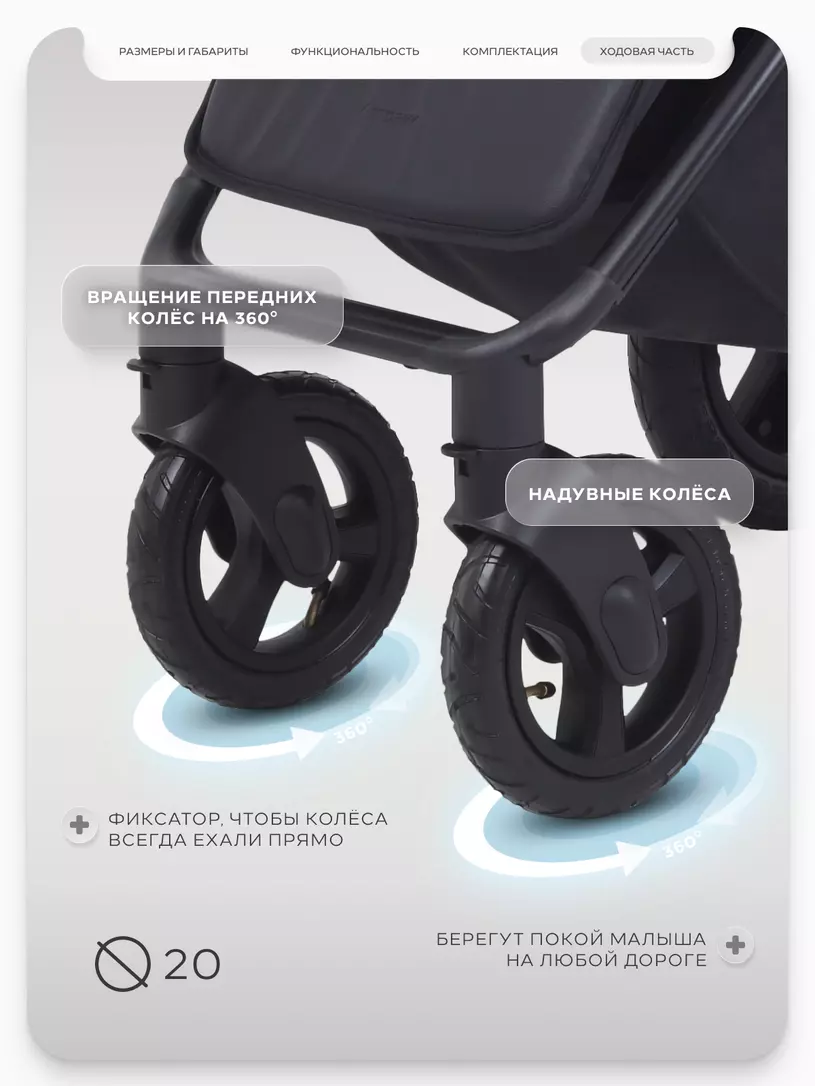 Коляска прогулочная Mowbaby Stormy Olive