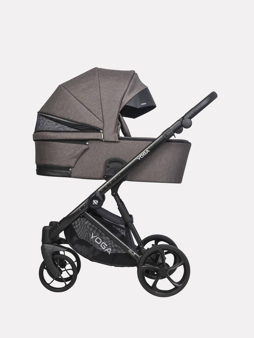 Коляска 2 в 1 Riko Basic YOGA, 02 КОРИЧНЕВЫЙ