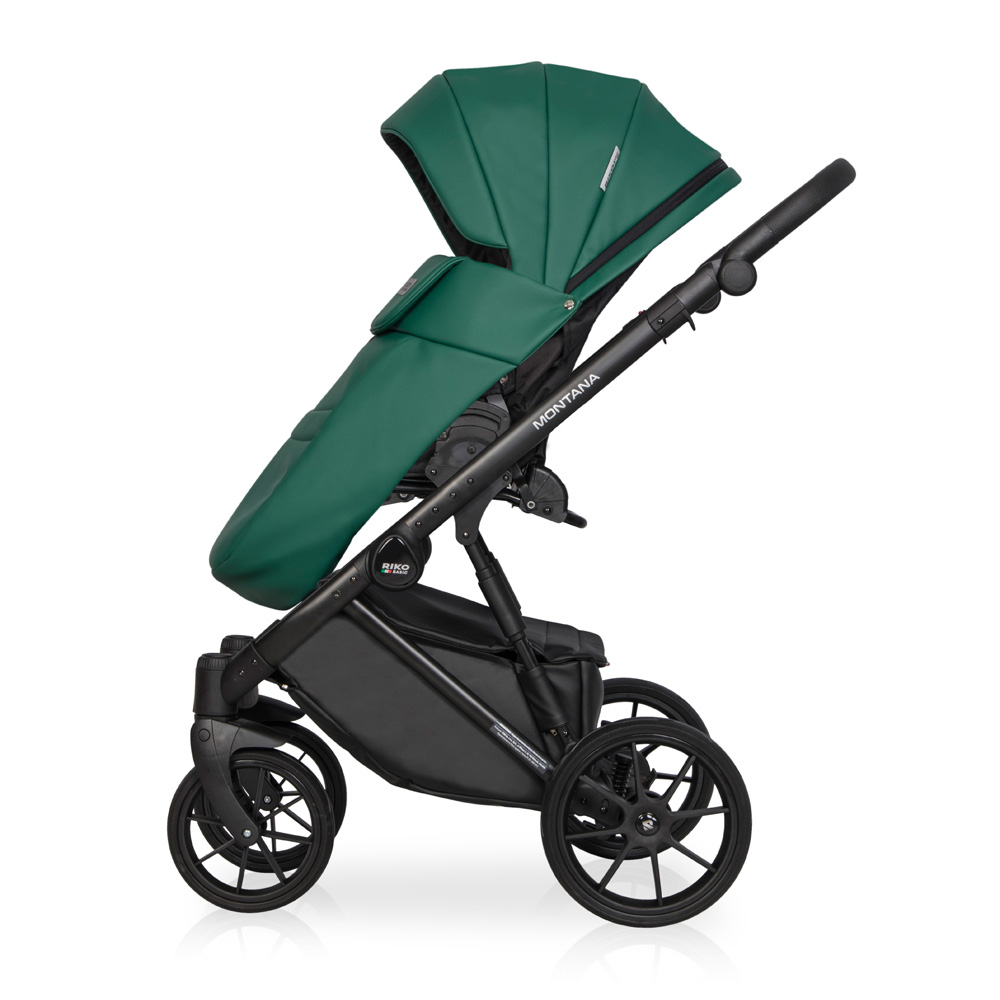 Коляска 3 в 1 Riko Basic Montana Ecco 13 Emerald зеленый