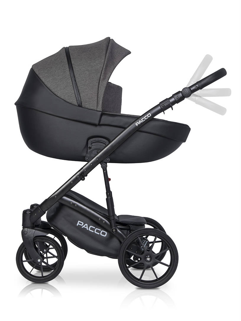 Коляска 2 в 1 RIKO BASIC PACCO 04 Carbon