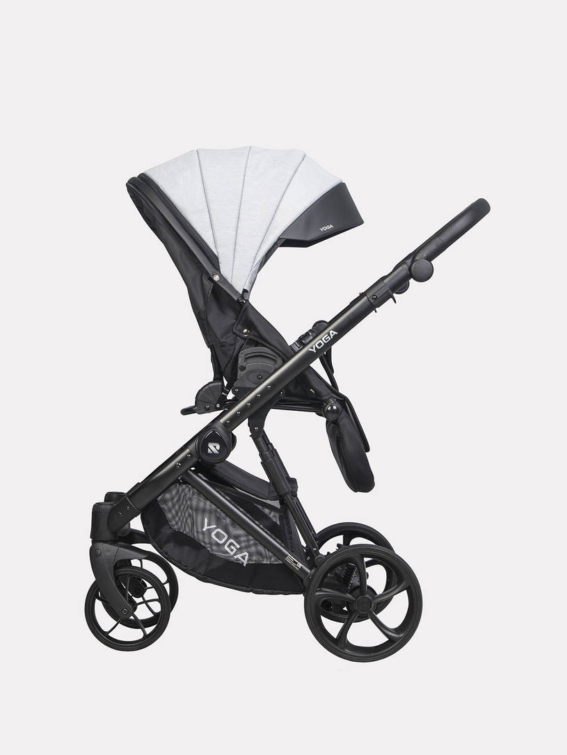 Коляска 2 в 1 Riko Basic YOGA, 03 СЕРЫЙ