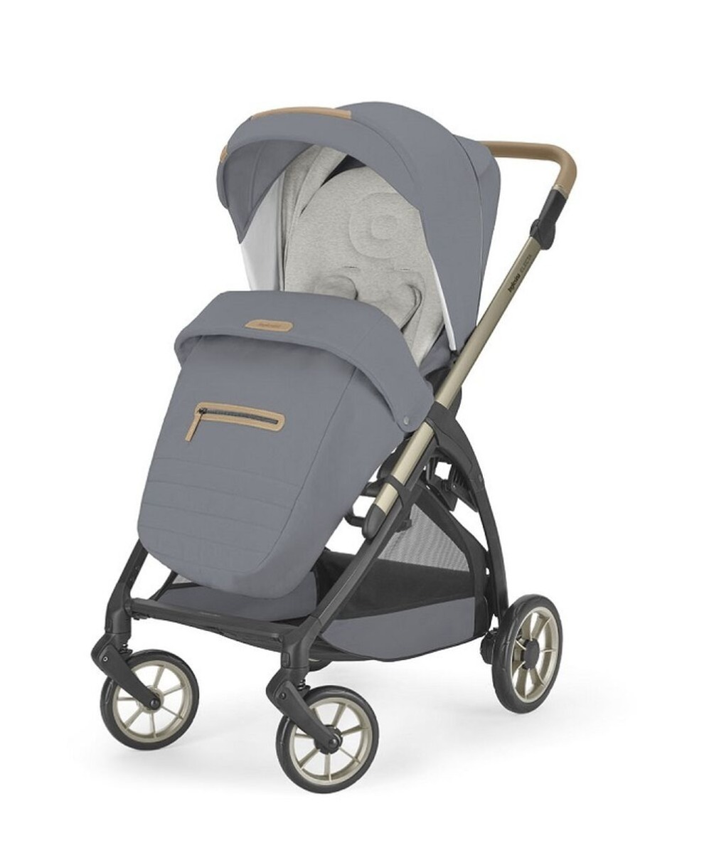 Коляска 3 в 1 Inglesina Electa Element c подставкой под люльку Stand Up, Paper Blue