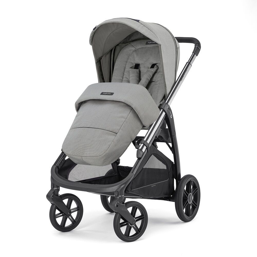 Коляска 2 в 1 Inglesina Aptica New с подставкой под люльку Stand Up, Satin Grey