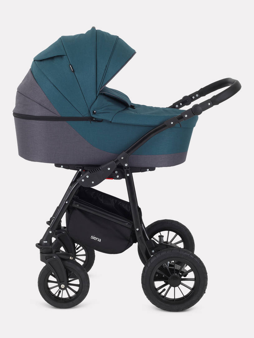 Коляска Rant Siena 2024 04 серый - темно-бирюзовый