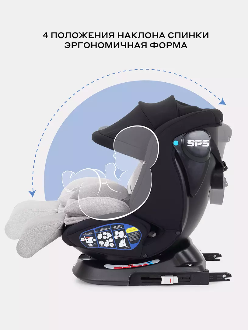 Автокресло Rant Nitro Plus isofix группа 0/1/2/3 (0-36 кг) Beige