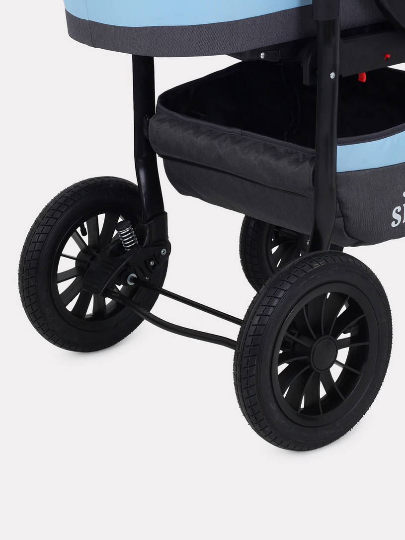 Коляска 3 в 1 Rant Siena 12 серый-голубой