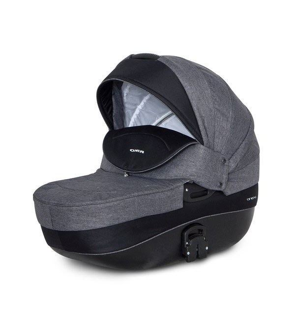 Коляска 2 в 1 Riko Bruno 01 серый