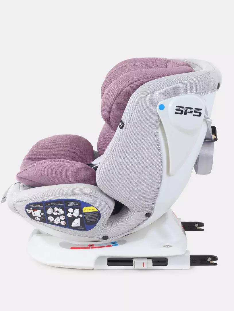 Автокресло Rant Nitro 0/1/2/3 (0-36 кг) Grey/Pink