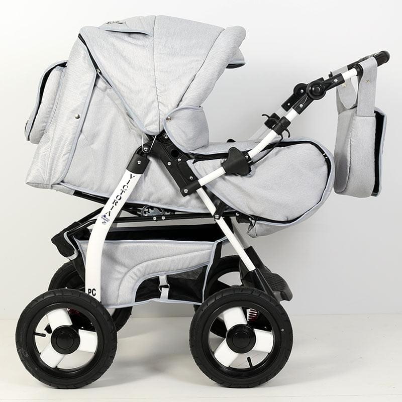 Коляска прогулочная Bart-Plast Victoria Prime PKL 03, цвет: серый джинс