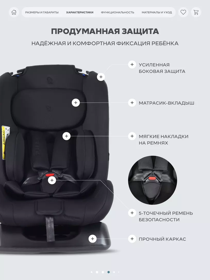 Автокресло Rant Basic Rally Next группа 0+/1/2 (0-25 кг) Black