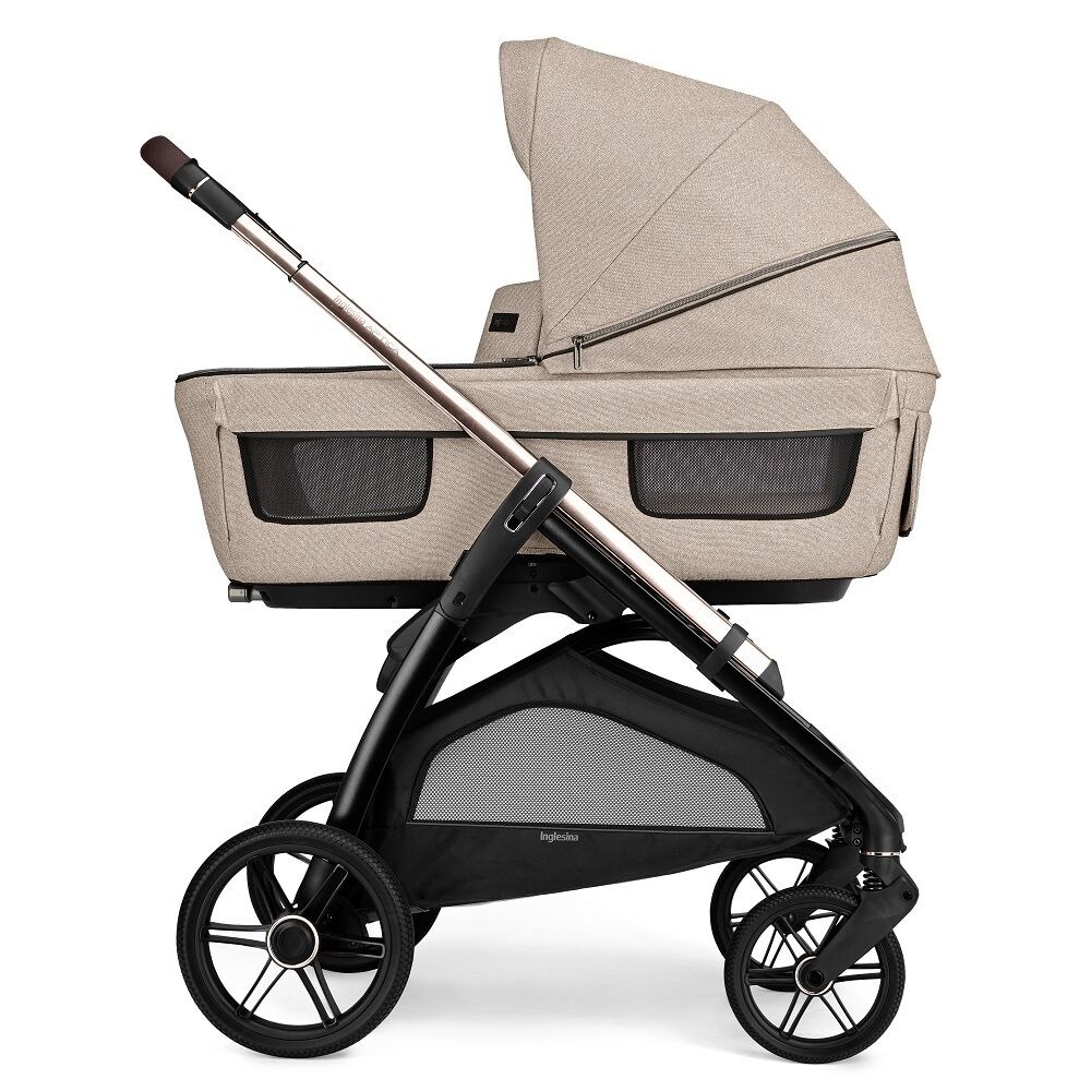 Коляска 3 в 1 Inglesina Aptica New 2025 + Автокресло Inglesina Darwin i-Size (0-13 кг), Pashmina Beige (Бежевый)
