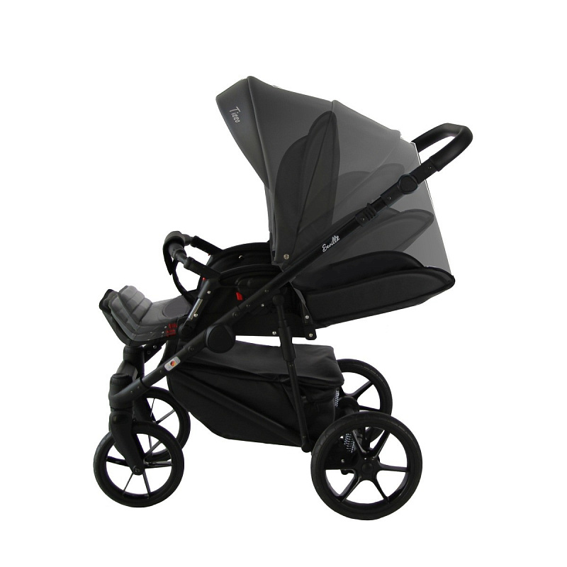 Детская коляска Sevillababy Tisso 2 в 1 черный экокожа