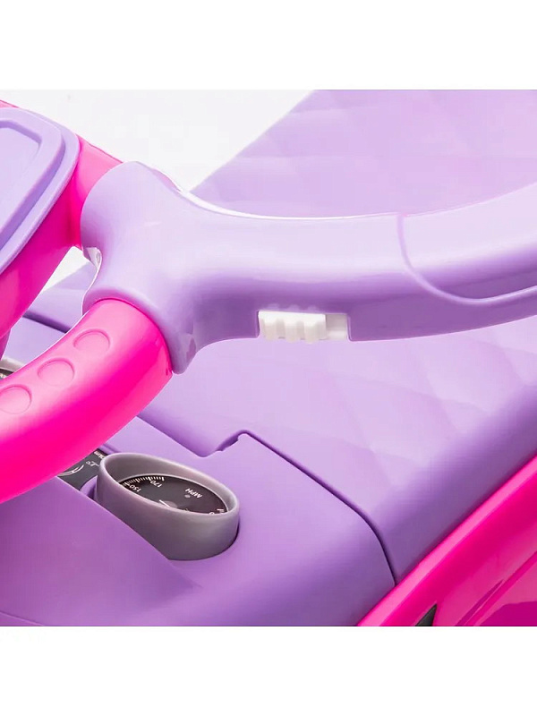 Каталка с ручкой Sevillababy Sport Car 3 в 1 614W розовый