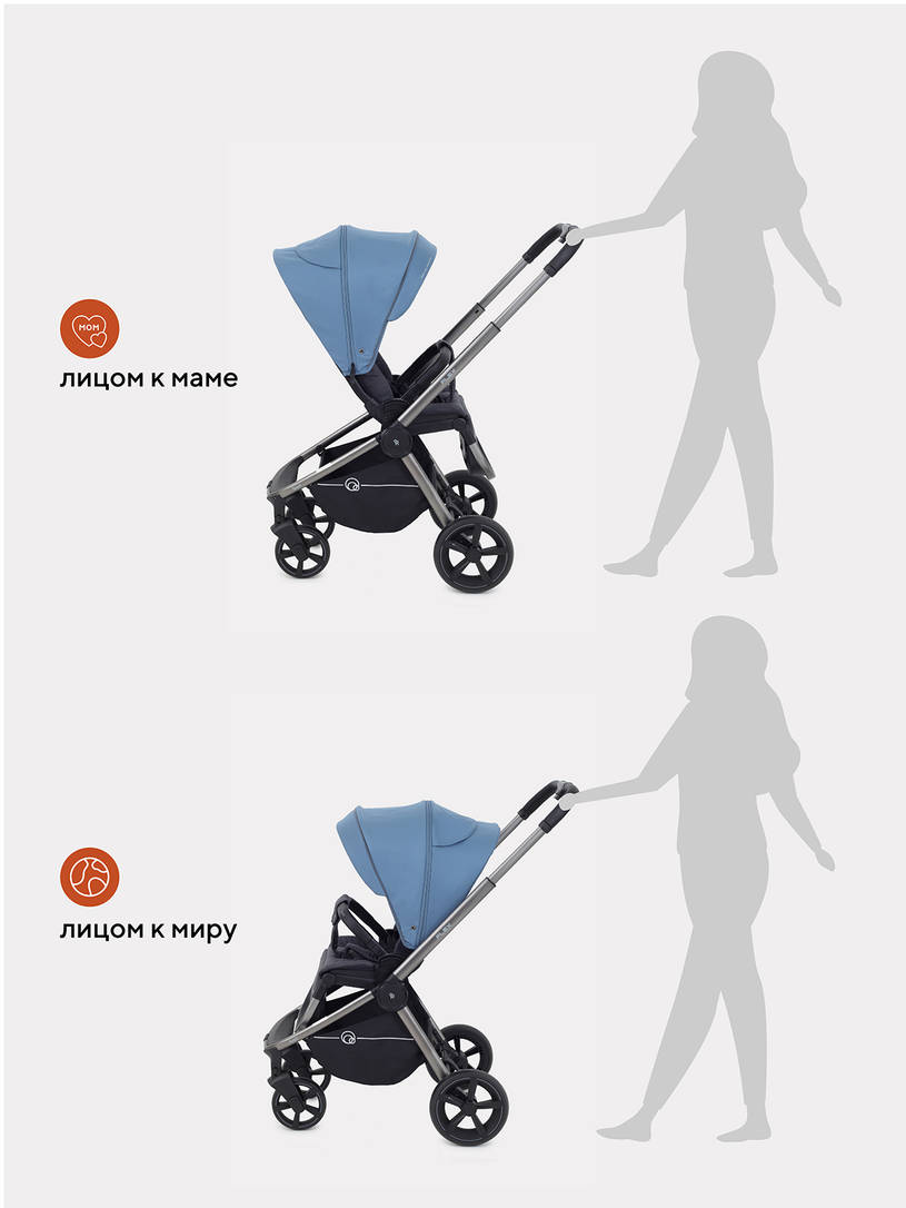 Коляска прогулочная Rant Flex Pro 2023 RA099 Blue