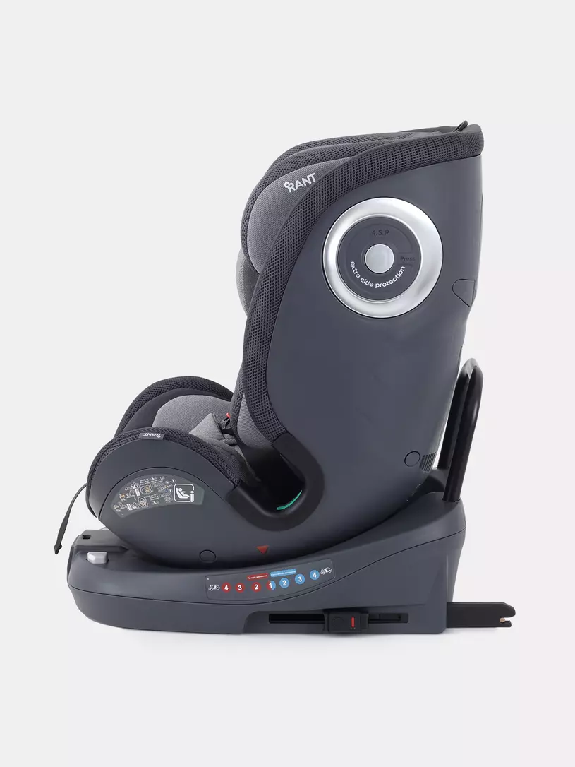 Автокресло Rant MultiFix группа 0/1/2/3 (0-36 кг), grey