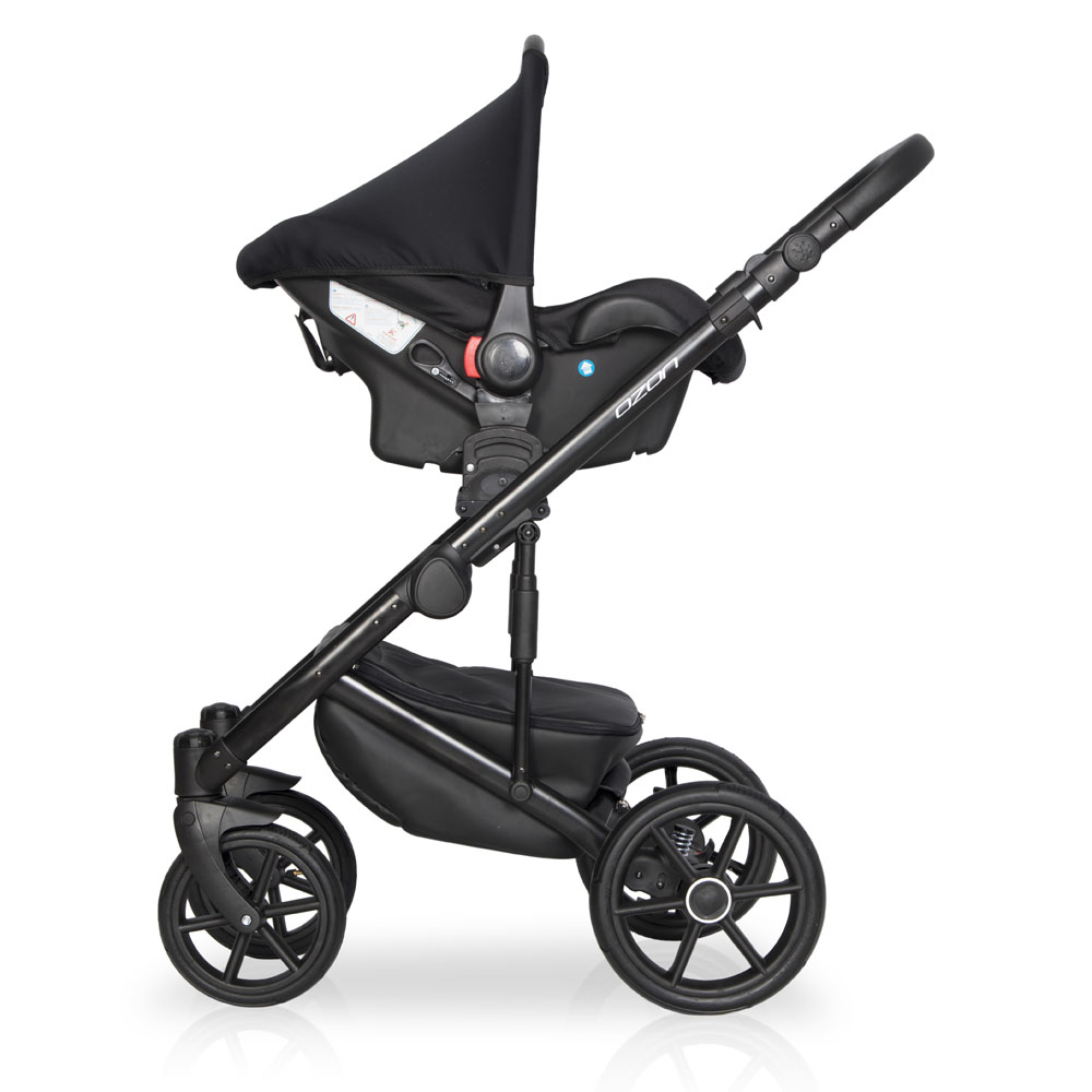 Коляска 3 в 1 Riko Basic Ozon Ecco 26 лимонный-бежевый