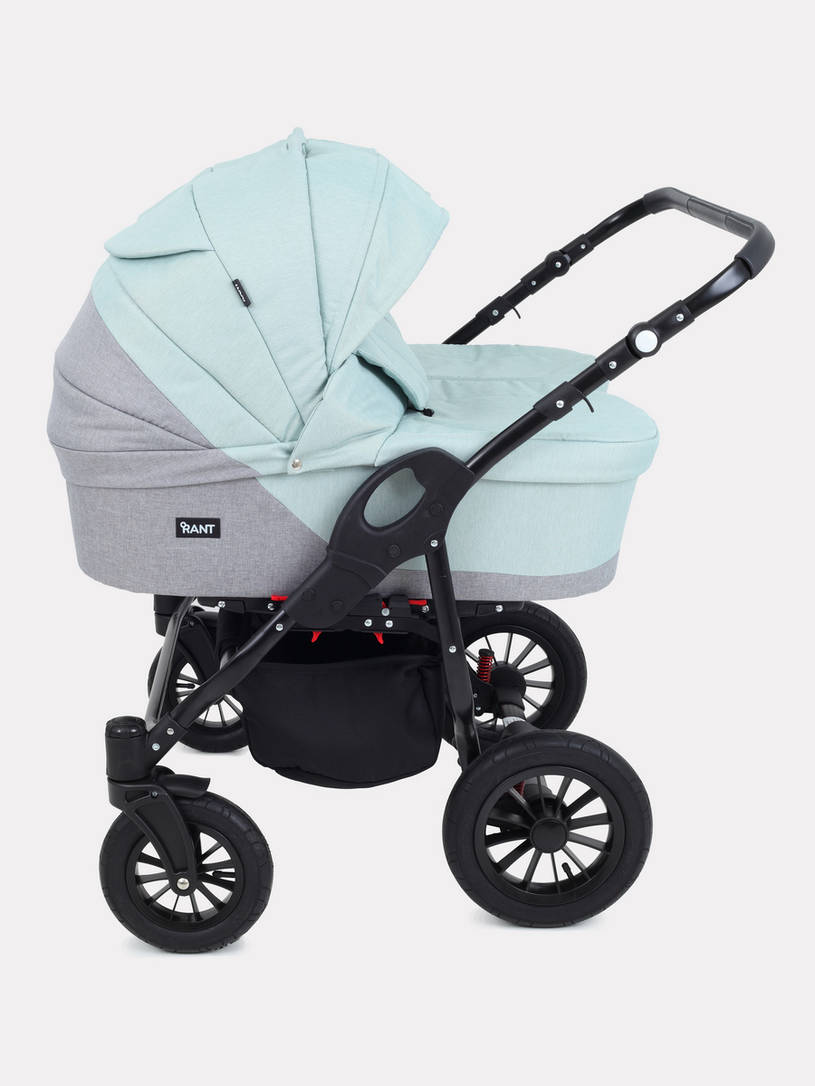 Коляска для двойни 2 в 1 Rant Siena Duo 08 серый-ментоловый