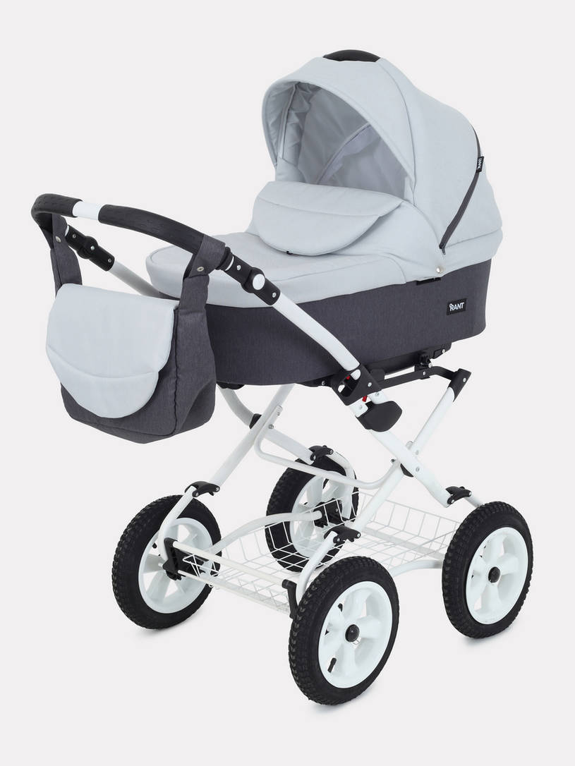 Коляска 2 в 1 Rant Dream Classic 01 графит-серый