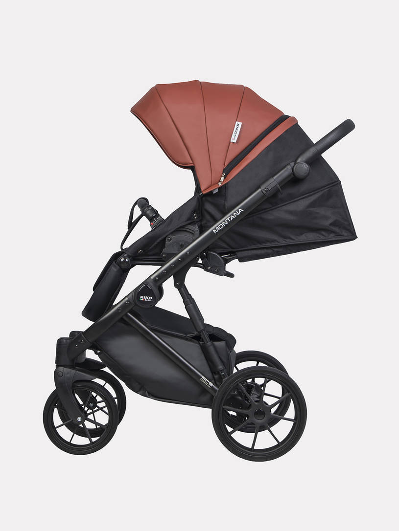 Коляска 2 в 1 Riko Basic Montana Ecco 17, Maroon