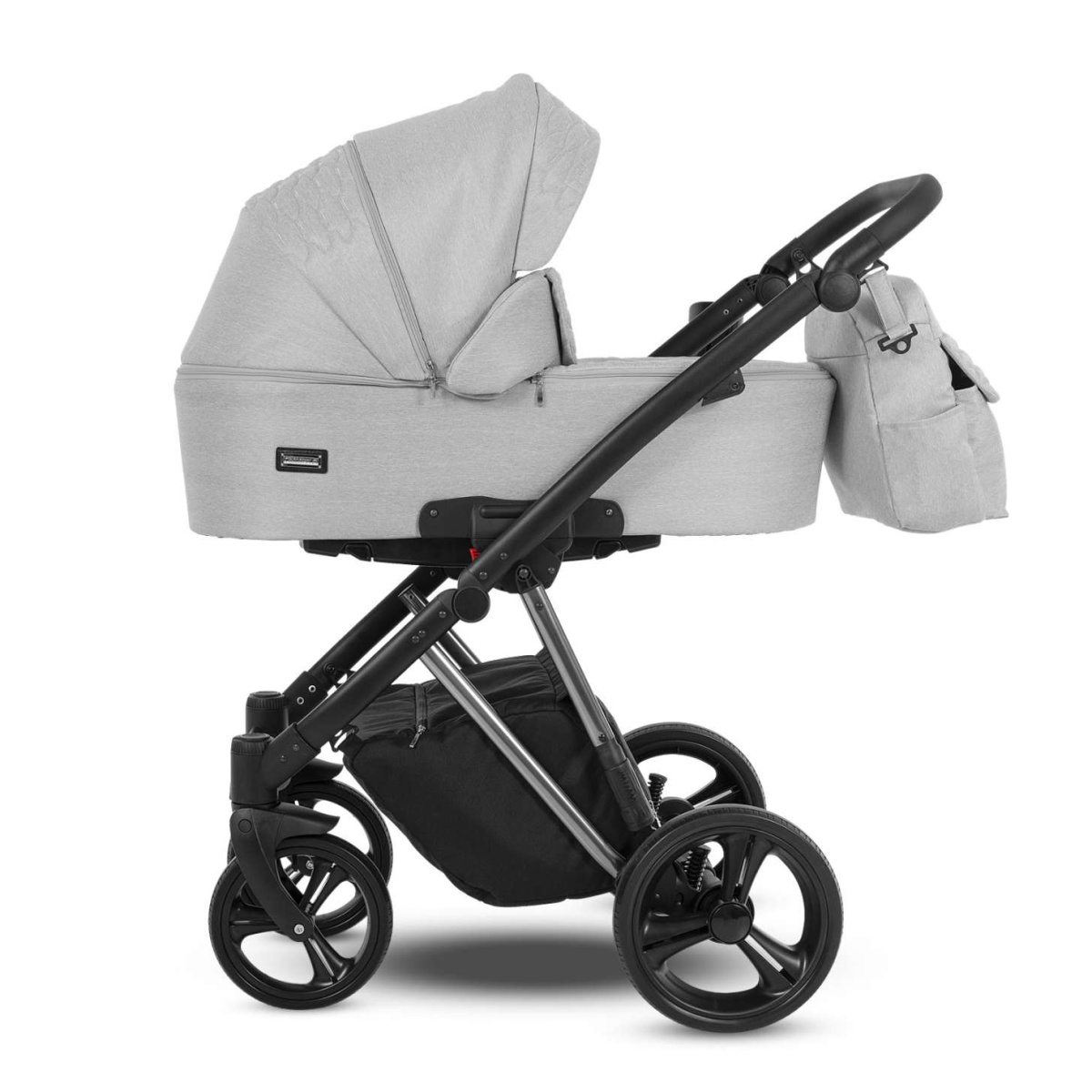 Коляска Camarelo Faro 3 в 1 светло-серый меланж