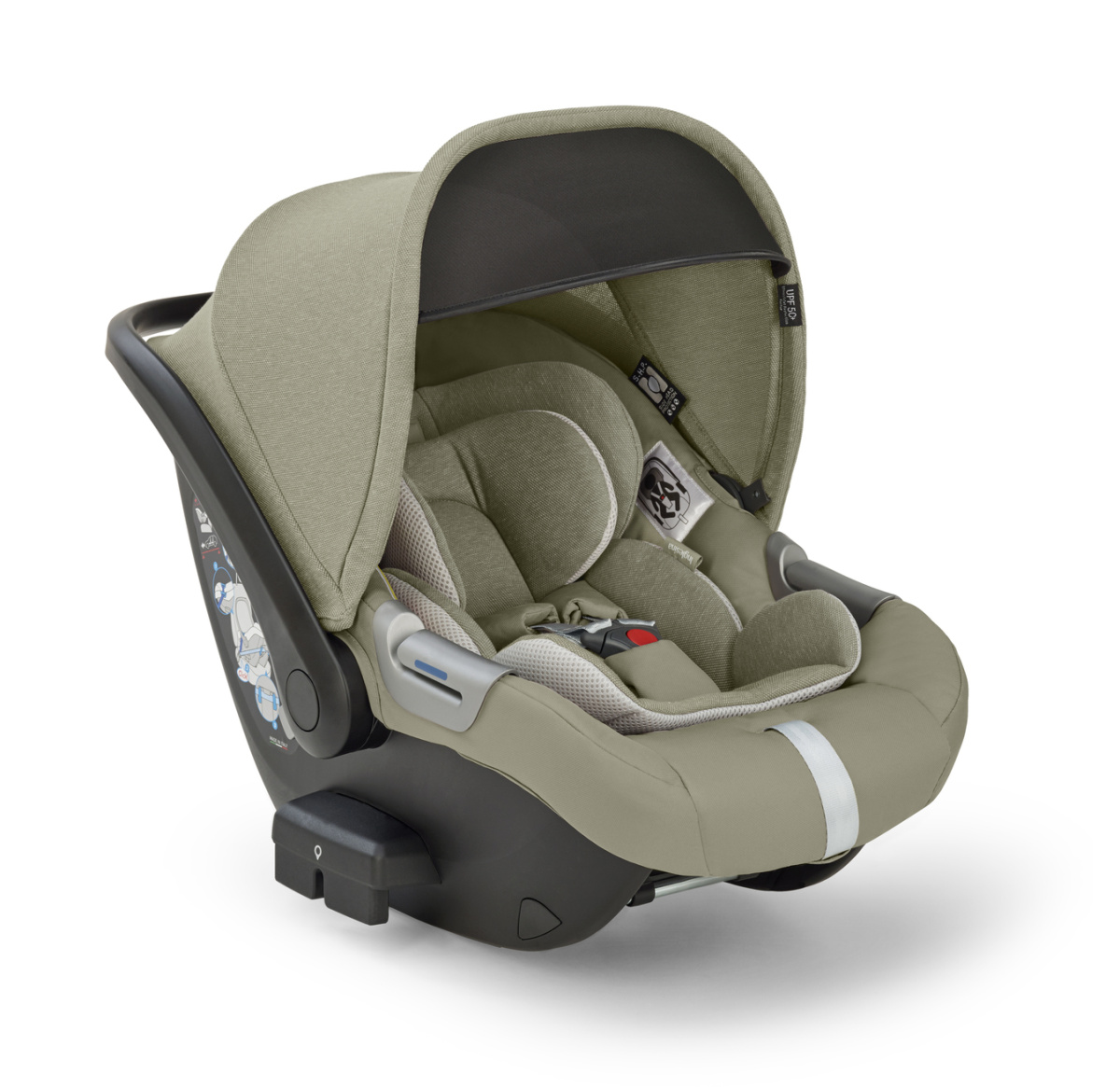 Коляска 3 в 1 Inglesina Electa с подставкой под люльку Stand Up, Nolita Beige