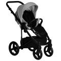 Коляска 2в1 Indigo LAMAR - La 06 (св.серая кожа)