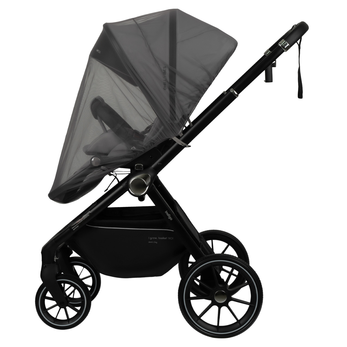 Коляска прогулочная Indigo GLOSS светло-серый