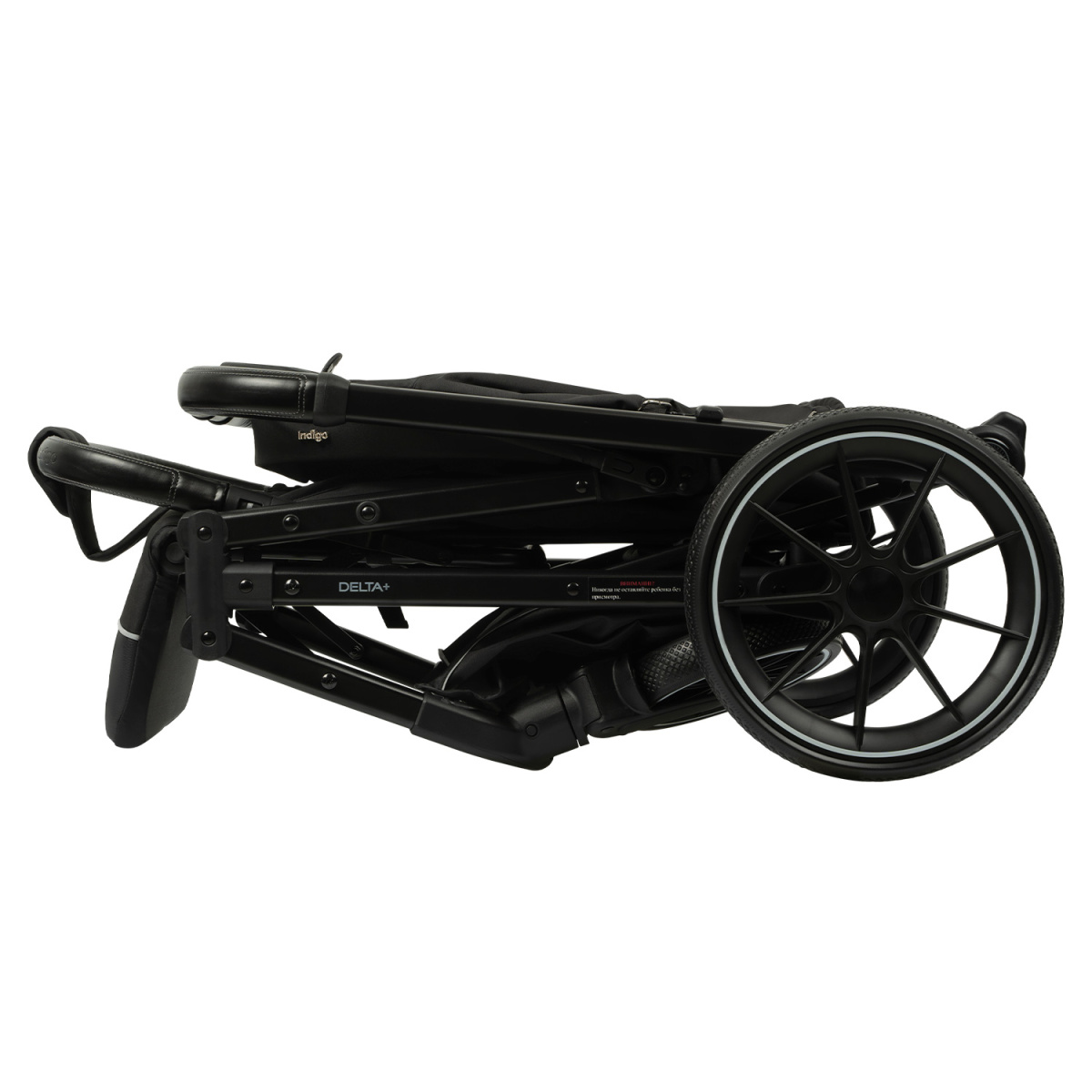 Коляска прогулочная Indigo Delta+ черный