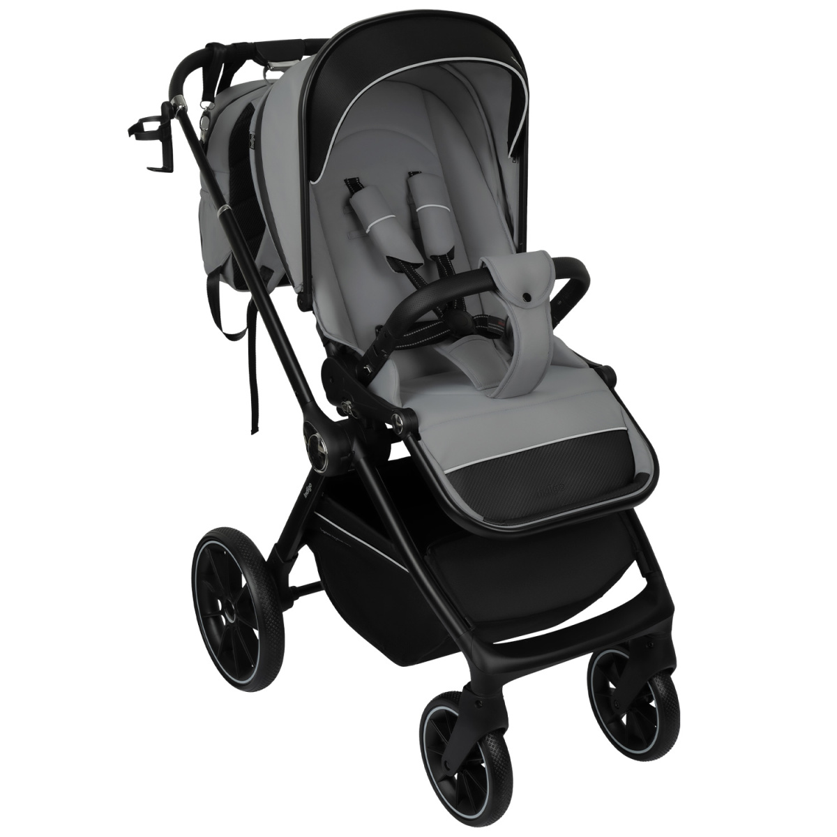 Коляска прогулочная Indigo GLOSS светло-серый