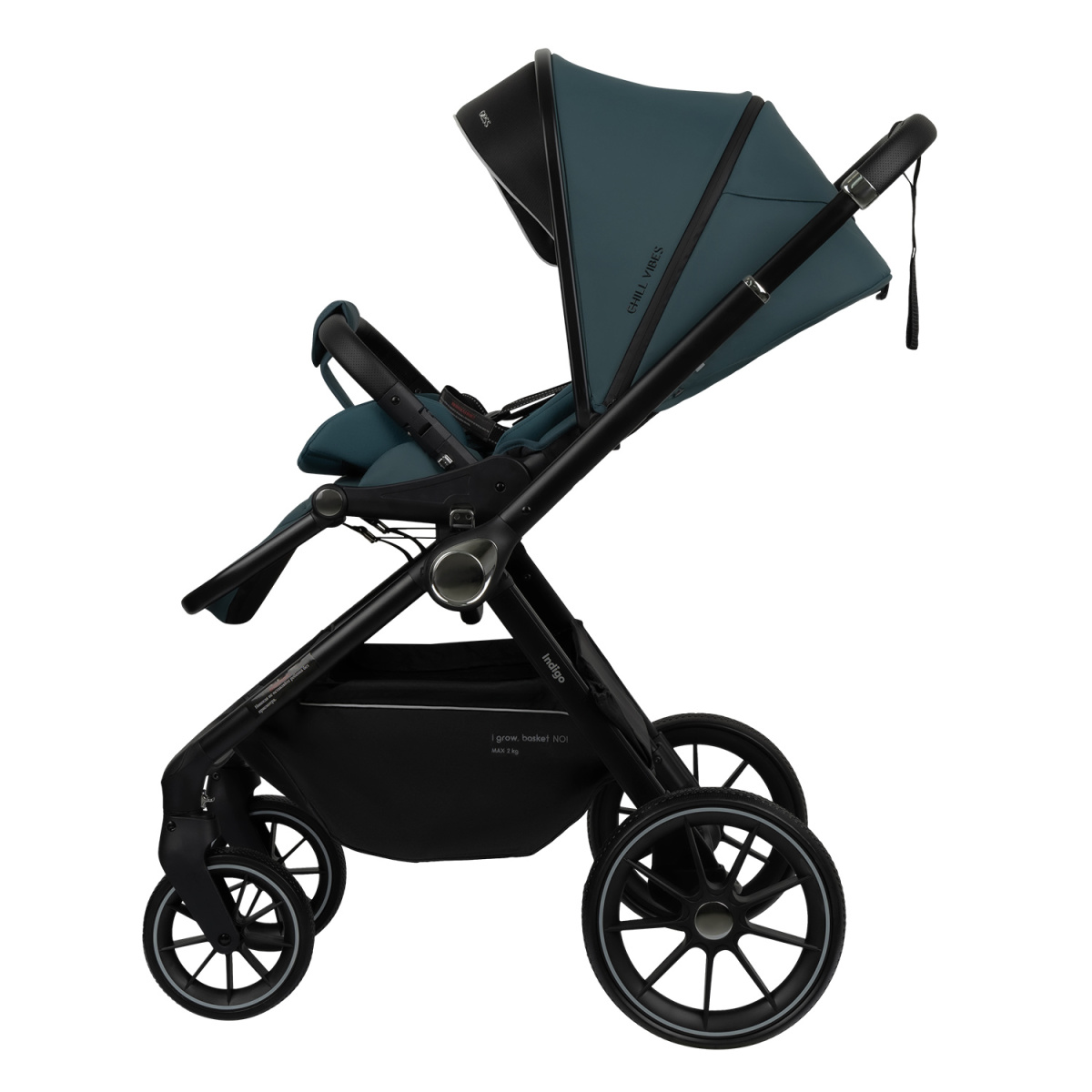 Коляска прогулочная Indigo GLOSS зелёный
